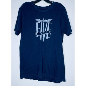 5.11‎ Tactical Shirt Mens  Large Navy Blue Cotton Knit Short Sleeve